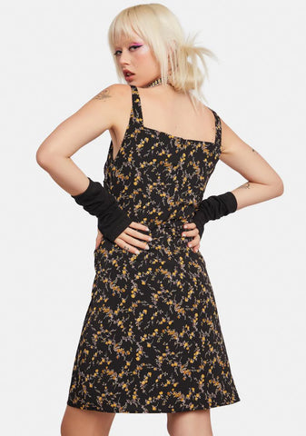 Noir Wrote A Love Song Mini Dress