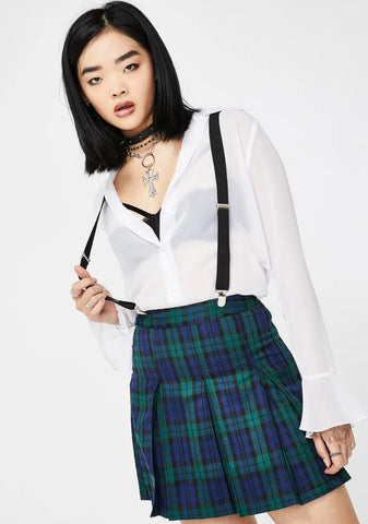 You Don't Exist Suspender Skirt