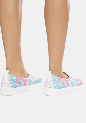 Pink Poppy Hippie Hype Slip On Sneakers
