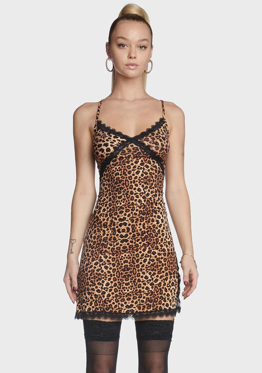 Wild Thang Leopard Print Chemise