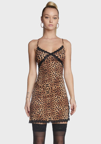 Wild Thang Leopard Print Chemise