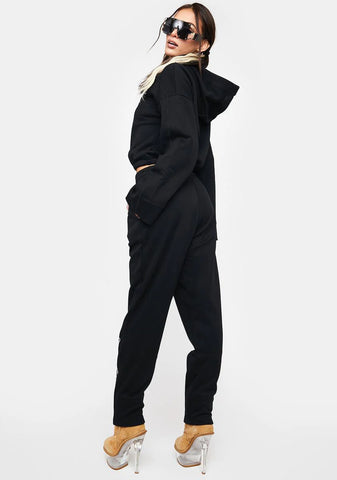 Straight Leg Sherpa Pants