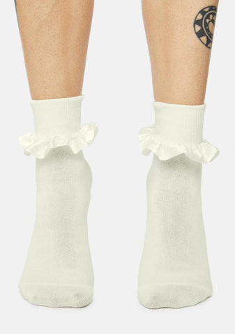 All My Loving Ruffle Socks