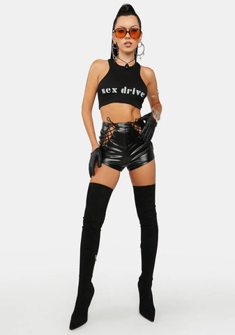 Hottie Era Lace-Up Shorts