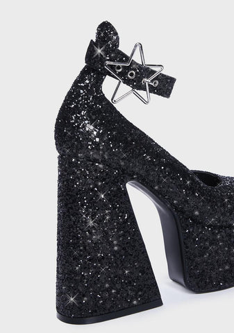 Star Light Platform Heels