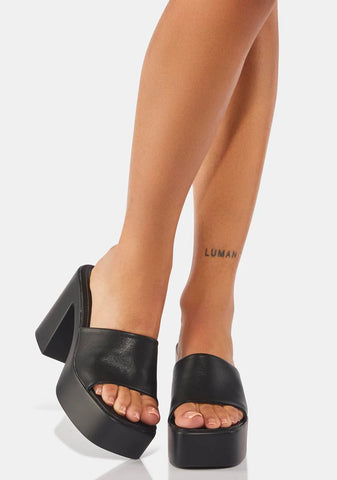 Stay On Top Platform Mules