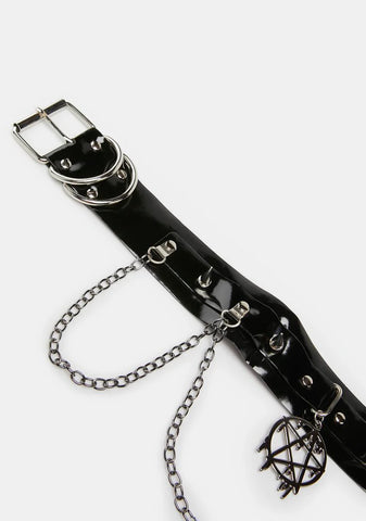 Fear Is Pain Pentagram Belt