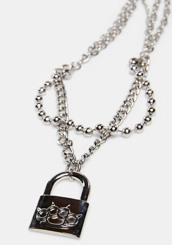 Fighter Squad Pendant Necklace