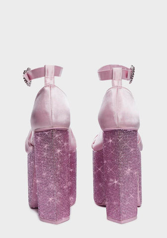 Love At Every Corner Platform Heels