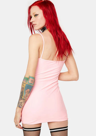 Pink 420 Mini Dress