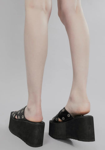 Darkest Summer Platform Sandals