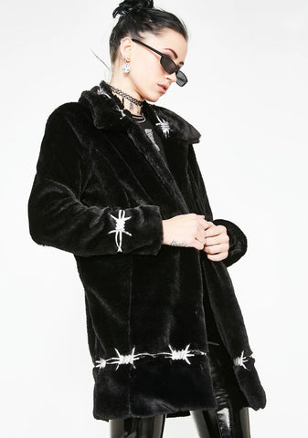 Dangerously Wired Faux Fur Jacket