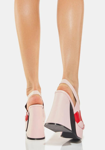 You The One Platform Heels