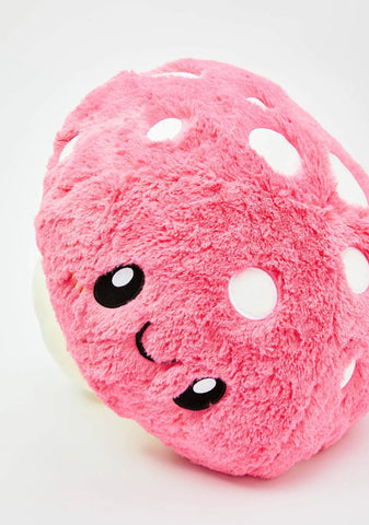 Pink Mushroom 15 Inch Plushie