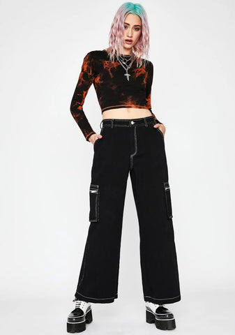 Hard Knox Contrast Stitch Jeans