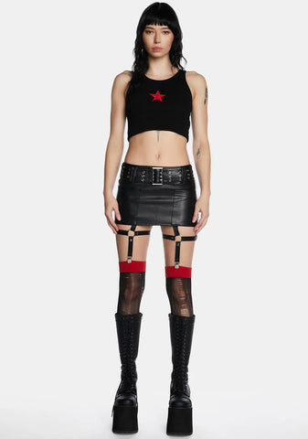 Bonded To You Micro Mini Skirt