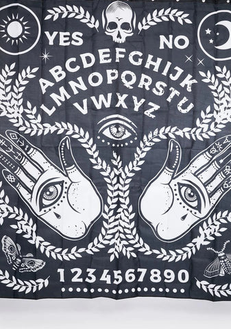 Spirit Board Hands Ouija Board Shower Curtain