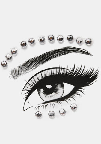 Let's Be Clear Rhinestone Face Gems