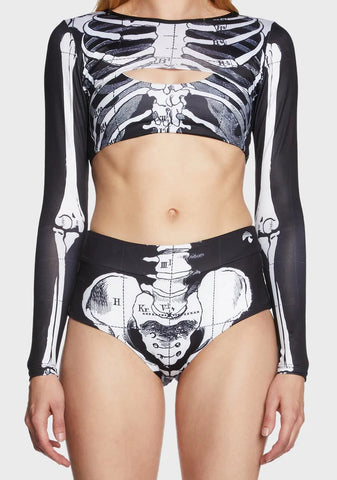 Skeleton Surf Bikini Set