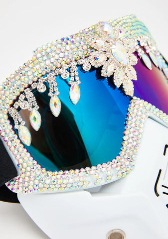 Rhinestone Mask Goggles