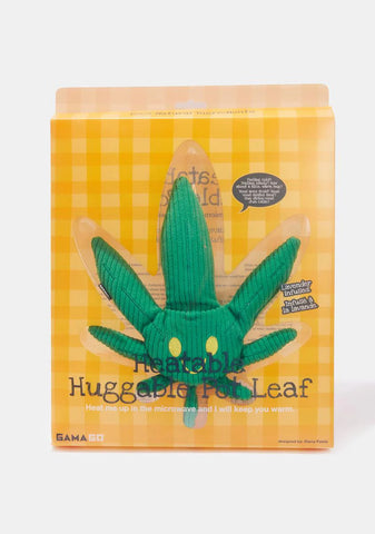 Heatable Huggable Pot Leaf