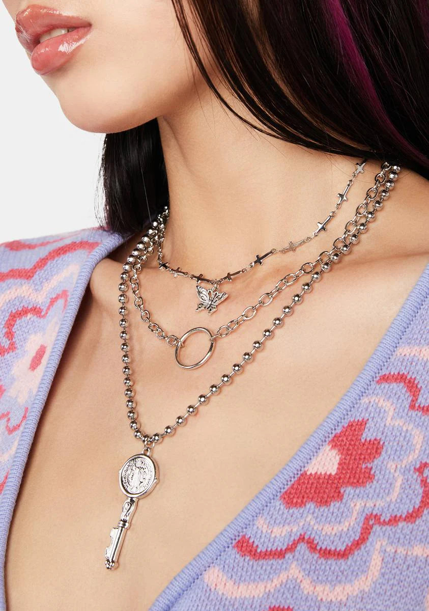 Key To Me Layered Choker