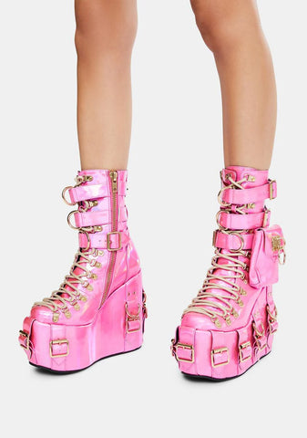 Sweetest Bounty Holographic Traitor Boots