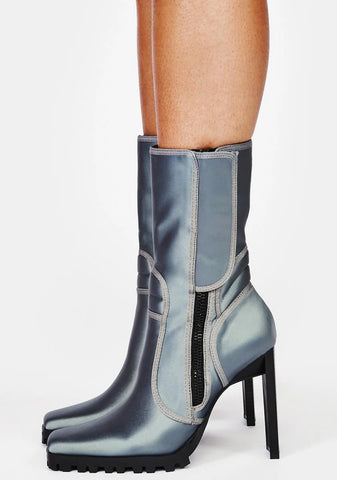 Slick Tricks Colorblock Booties