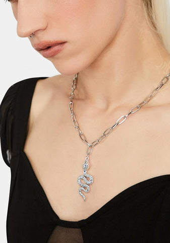 Sneakin' Snake Chain Necklace