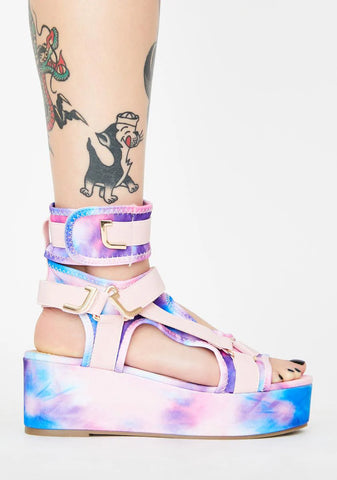 Sweet Insta Gossip Platform Sandals