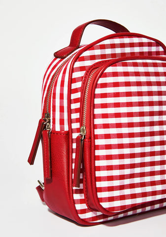 Hot Skippin' Along Gingham Backpack