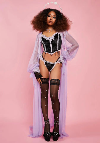 Celestial Signs Sheer Robe