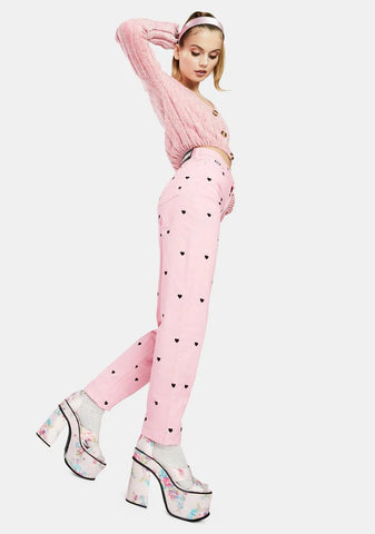 Sweetheart Denim Mom Jeans