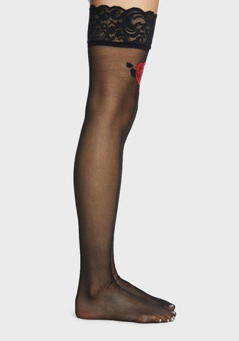 Top Tier Garden Thigh Highs