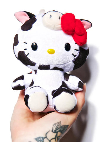 Farm Friends Hello Kitty Cow Plush