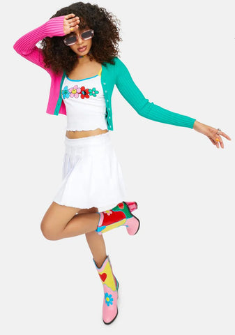 Changed My Mind Two Tone Ribbed Cardigan