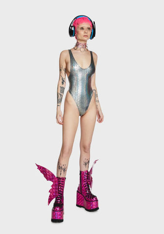 Slither Poolside Scandal Side-Boob Swimsuit