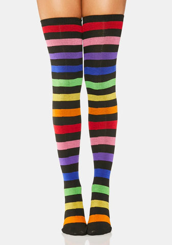 Loud And Proud Thigh High Socks