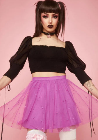 Plum Fairy Glam Mother Tulle Skirt