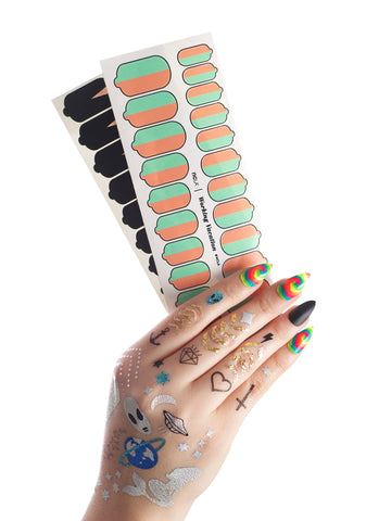 Working Vacation Nail Wraps