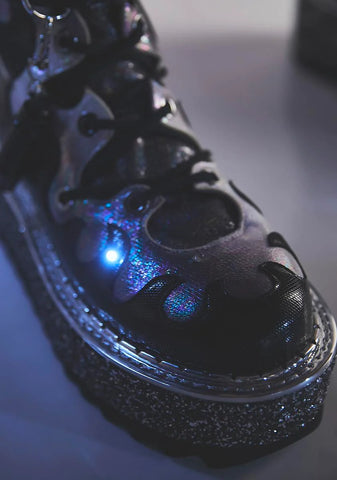 Super Hot Light Up Platform Boots