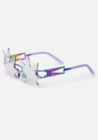 Hologram Leaf Speqz Sunglasses