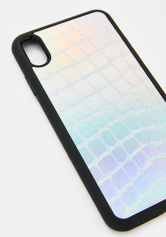 Holographic Croc IPhone Case