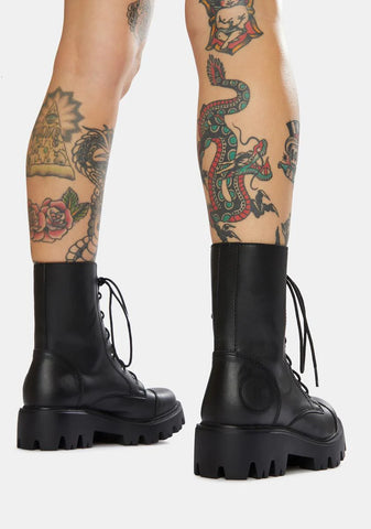 Vinca Vegan Leather Boots