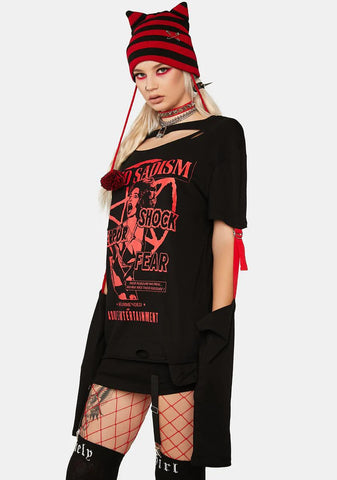 Shock Factor Oversized Graphic Tee