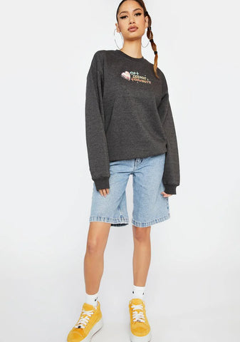 Cosmic Cowboys Graphic Crewneck Sweatshirt