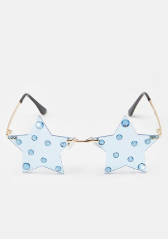 Sky Big Named Fame Star Sunglasses