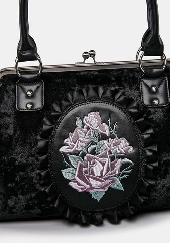 Into My Arms Velvet Weekender Tote