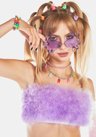 Monster 1 Neon Purple Sunglasses