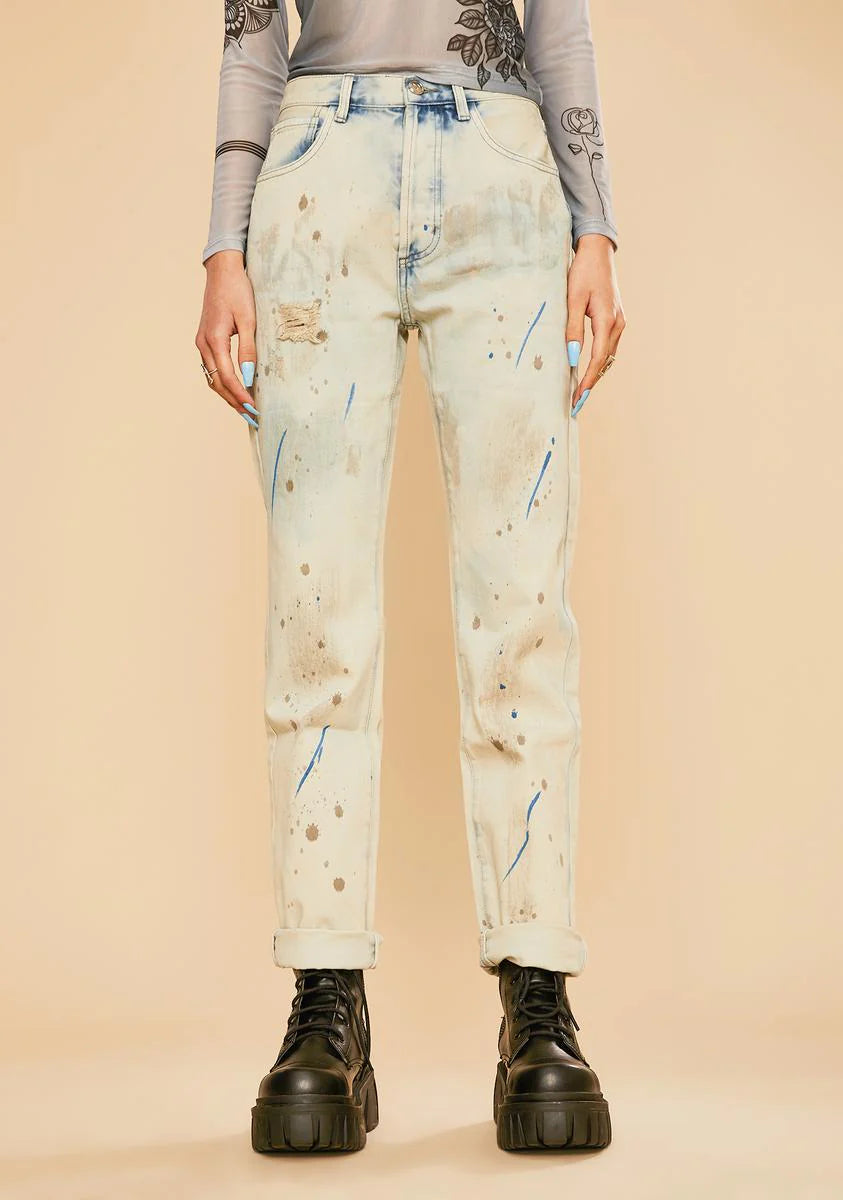 Paint The Town Mom Jeans